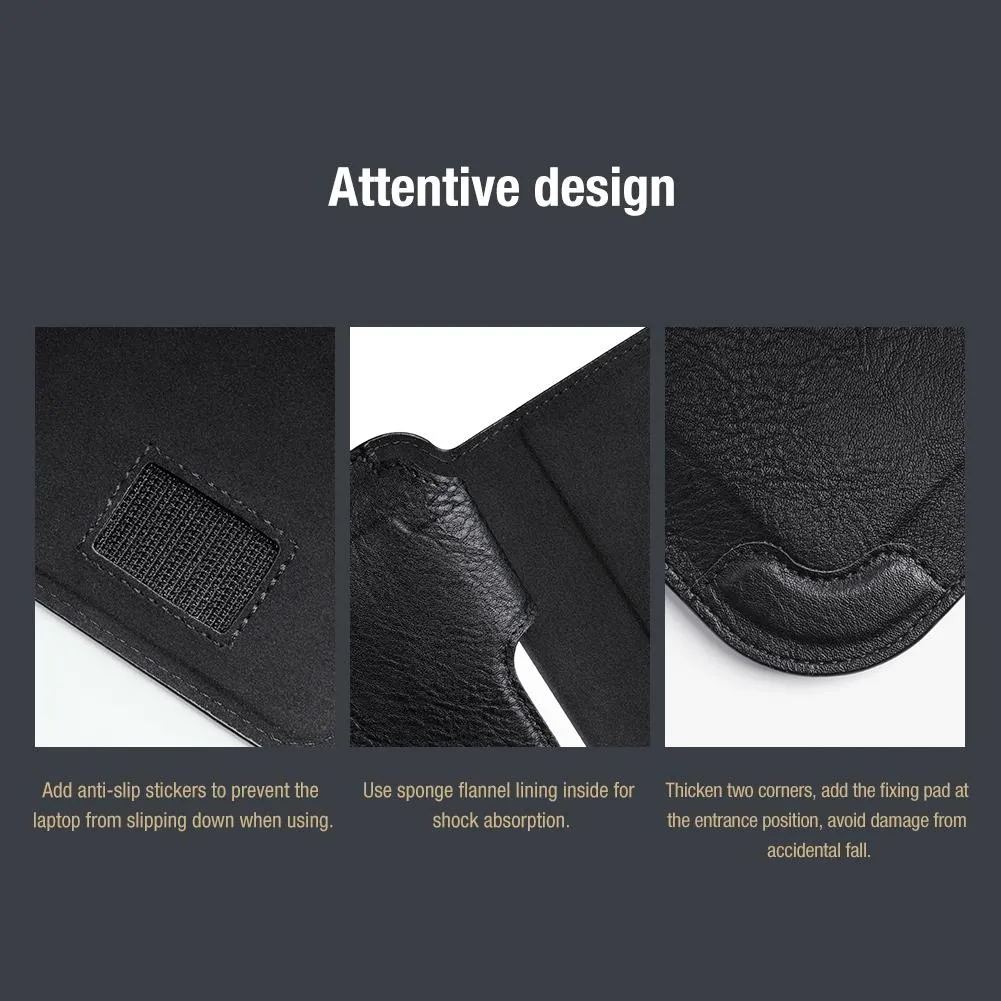 14.0 Inch Water Wave Texture Laptop Sleeve - Versatile Design