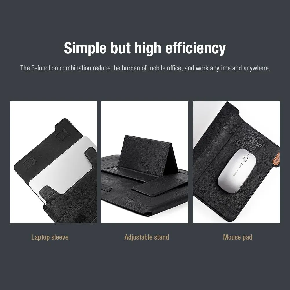 14.0 Inch Water Wave Texture Laptop Sleeve - Versatile Design
