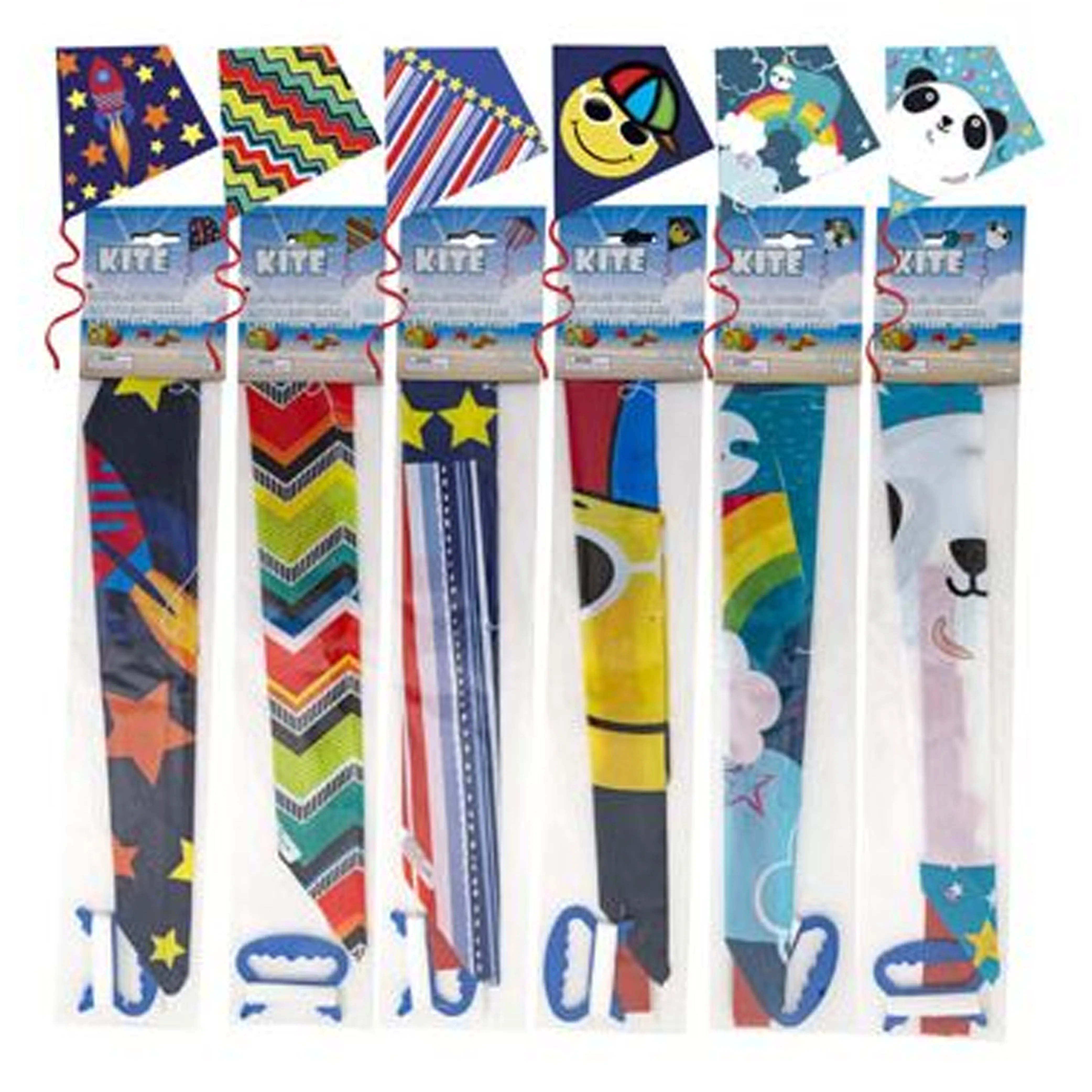 2 Packs Easy Flyer Diamond Kite Fun Kid Beach Fly Park Outdoor Games Plastic Toy