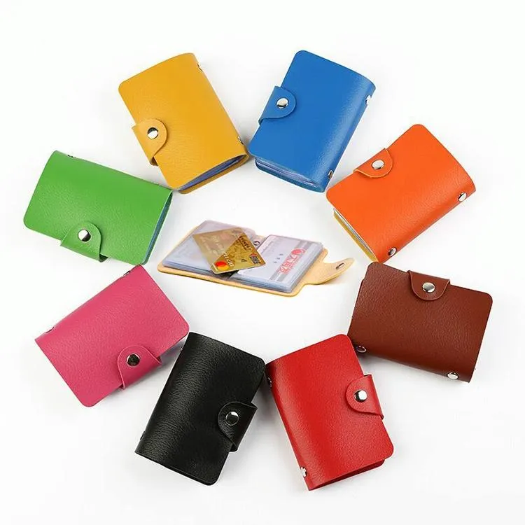 3 Pcs Upgraded Card Bag Transparent Business Card Holder With 12 Slots