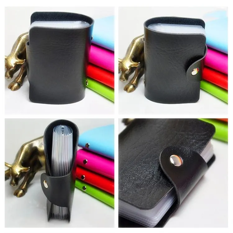 3 Pcs Upgraded Card Bag Transparent Business Card Holder With 12 Slots