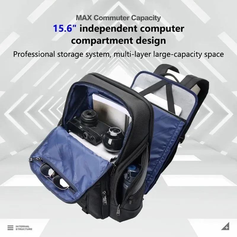 61-123561 Large Capacity Business Trip Laptop Backpack Black