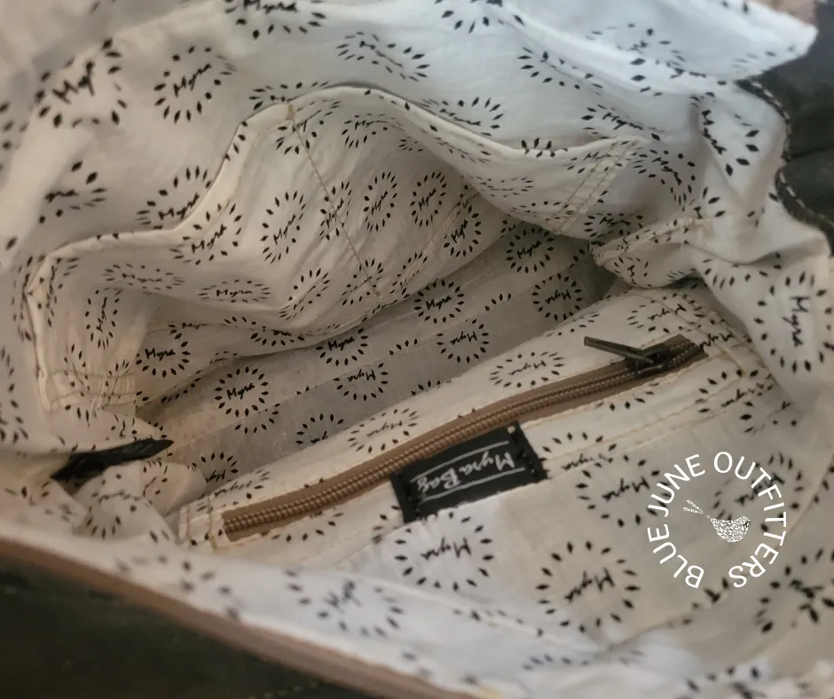 Bounce Back Hair On Leather & Canvas Purse by Myra Bag