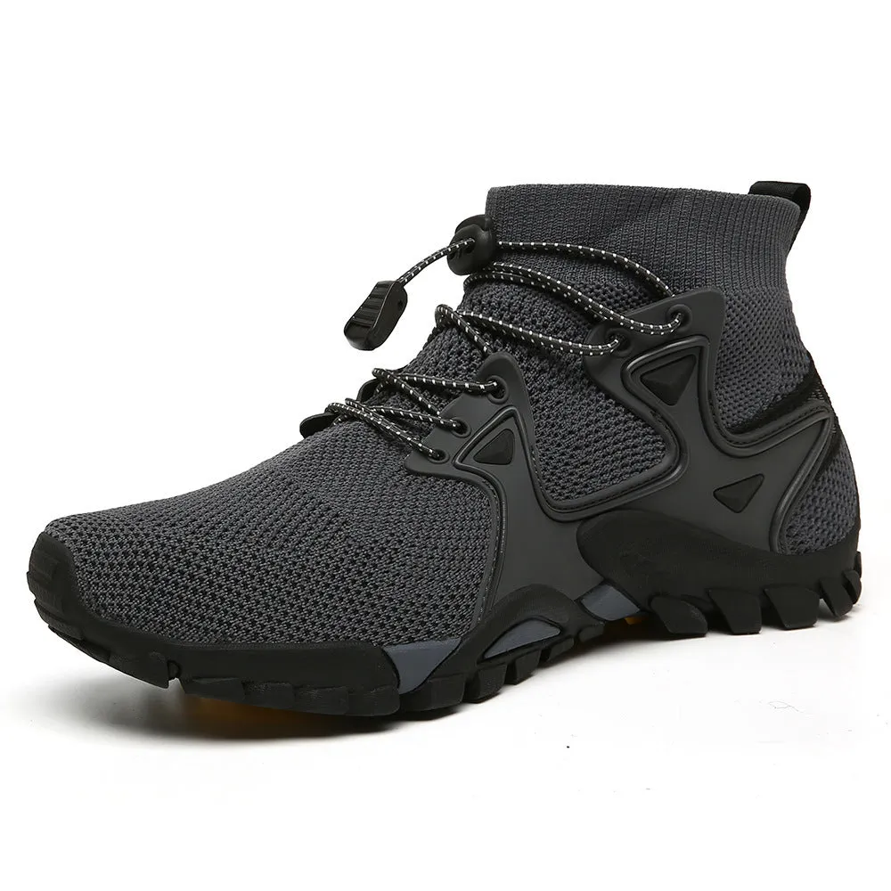 Breathable High-top Outdoor Hiking Shoes Men's Sports Mountain Climbing Amphibious