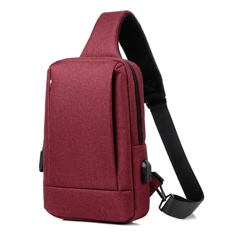 Business Chest Bag Oxford Cloth One Shoulder Crossbody