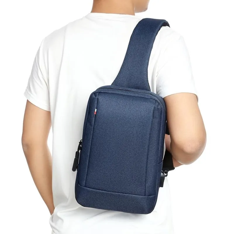 Business Chest Bag Oxford Cloth One Shoulder Crossbody