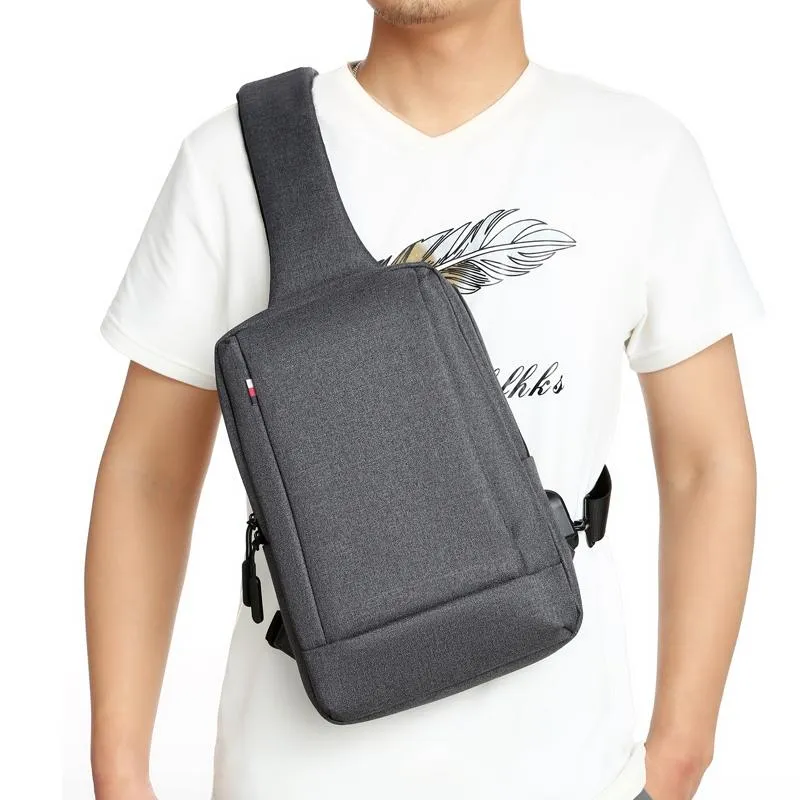 Business Chest Bag Oxford Cloth One Shoulder Crossbody