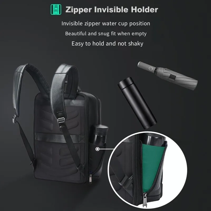 Deluxe Waterproof Laptop Backpack with Usb & Type-c Port - Large Capacity