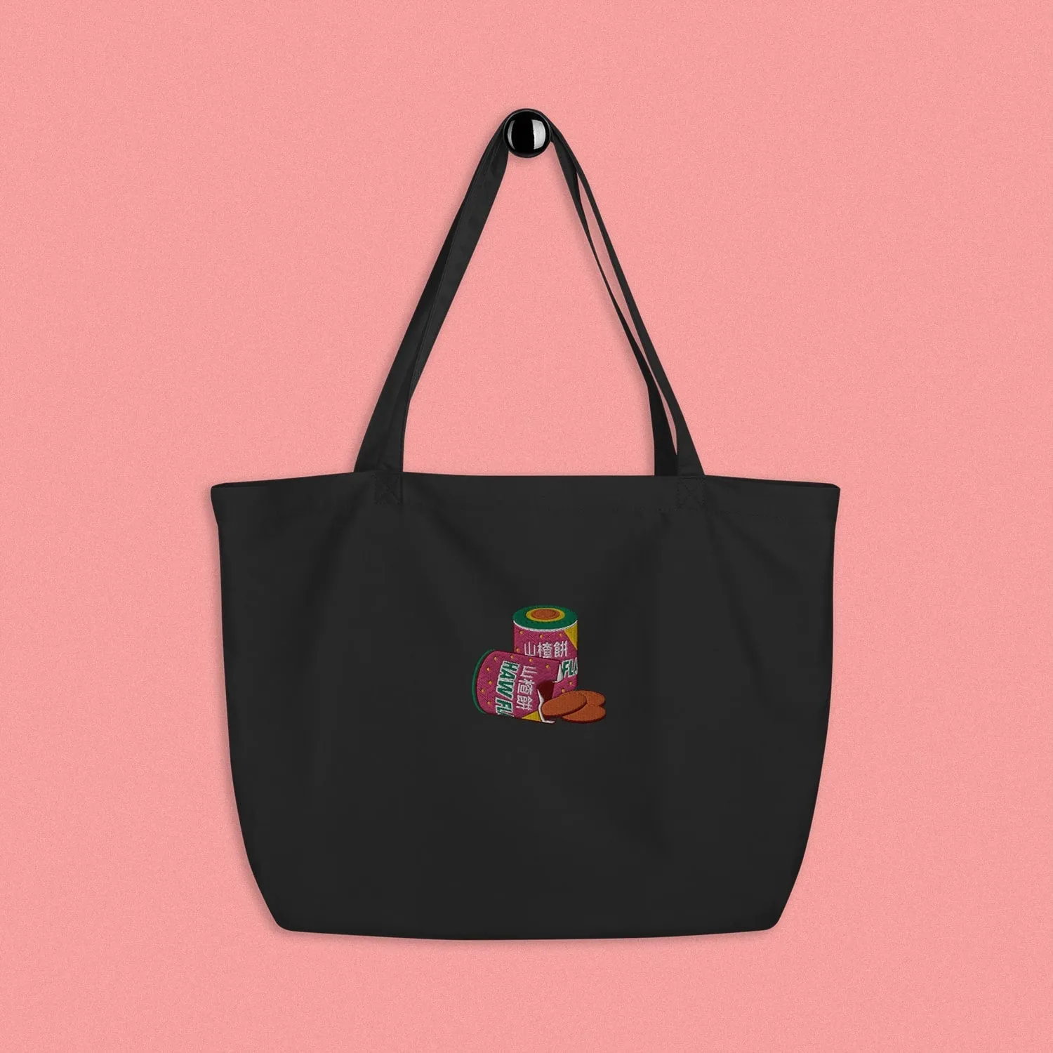 Haw Flakes Embroidered Large Tote