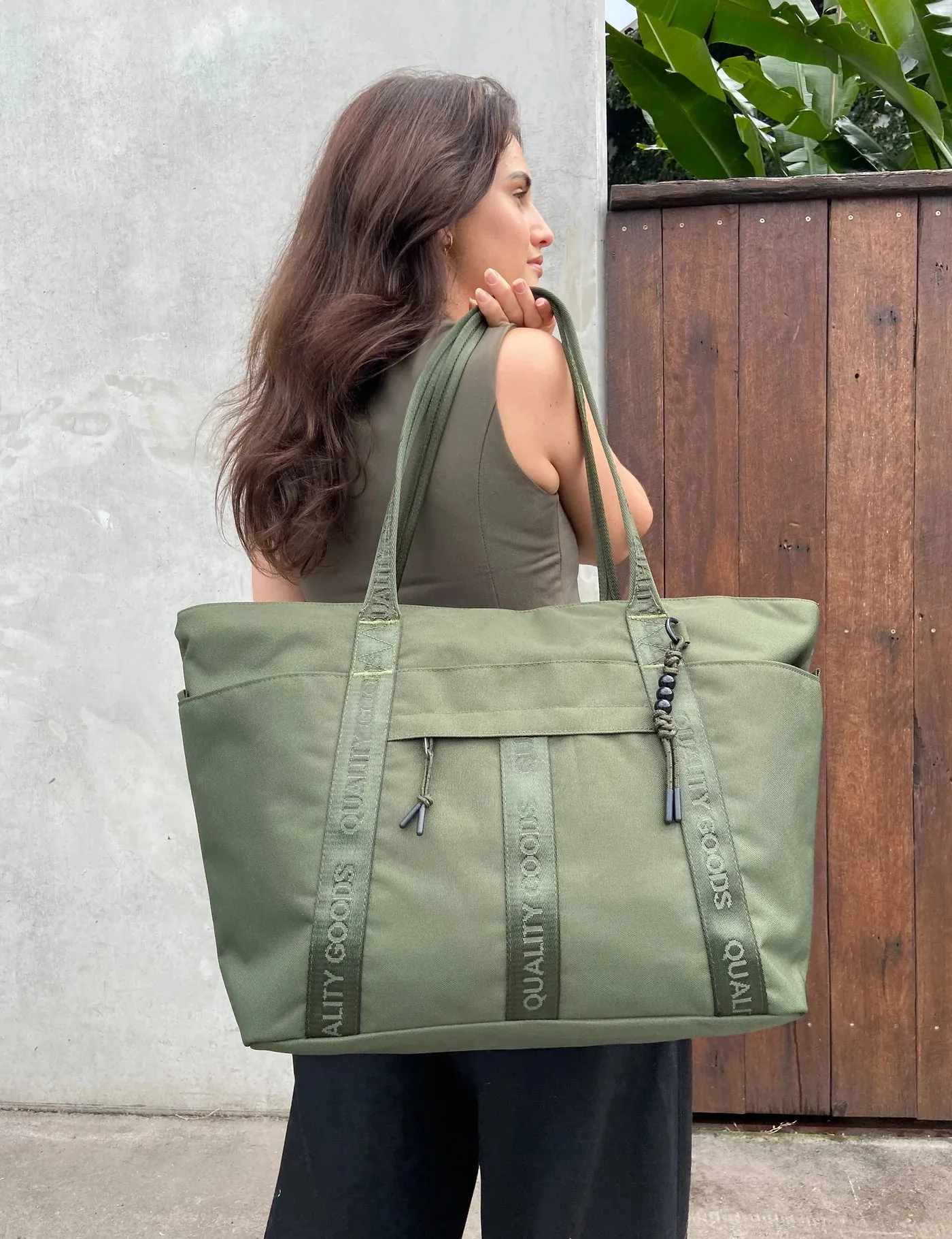 JASPER TOTE LARGE ARMY
