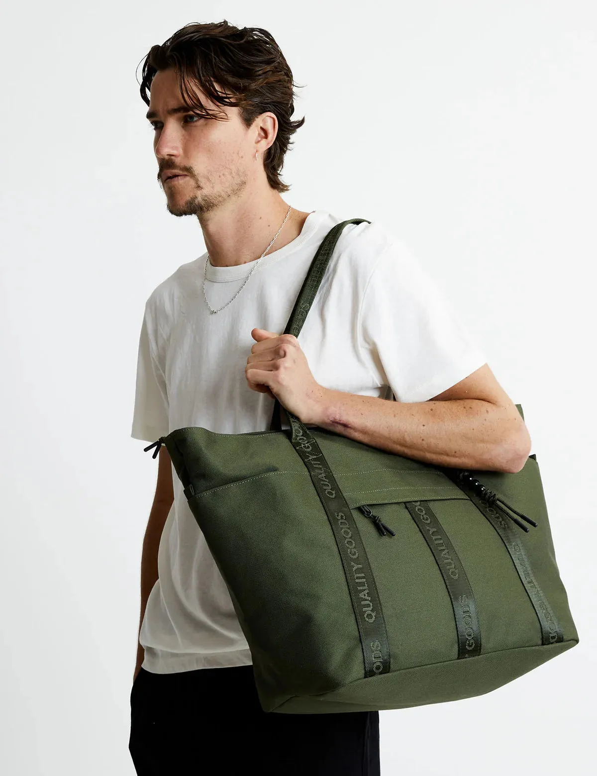 JASPER TOTE LARGE ARMY