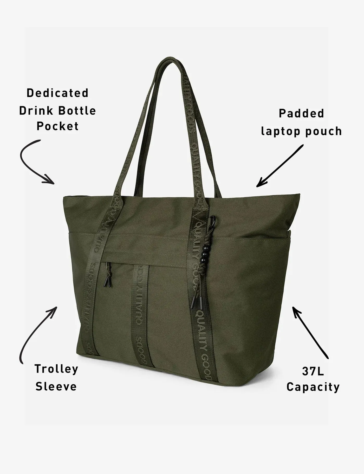 JASPER TOTE LARGE ARMY