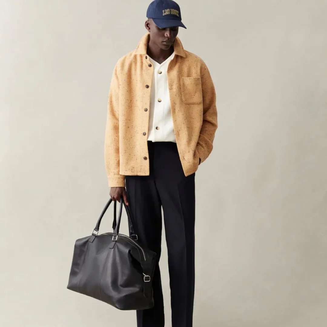 Leather Weekend Bag (Black)