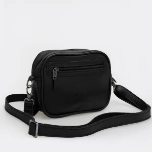 Lipstick Bag Black Leather
