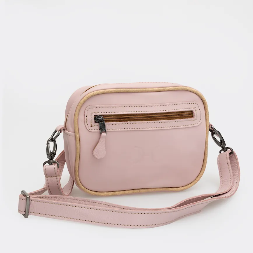 Lipstick Bag Blush Leather