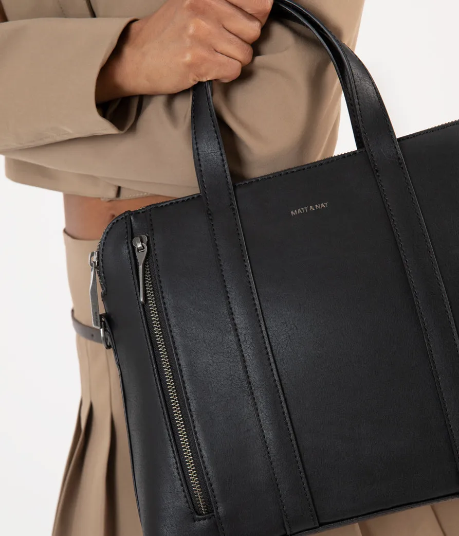 Matt & Nat Sona Sachet Briefcase - Black