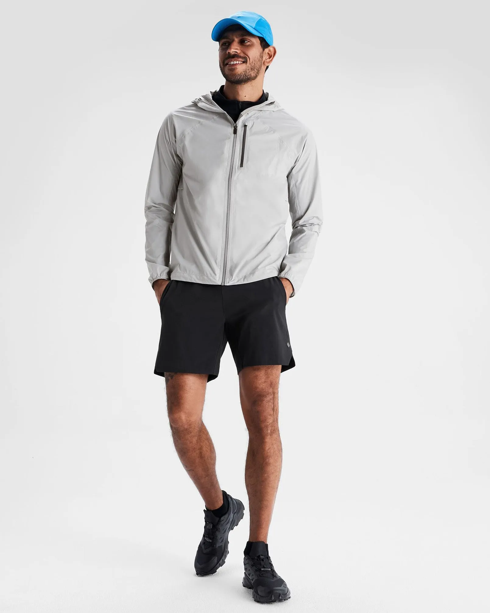 Men's Seeker 2.5L Rain Jacket - Steel Grey