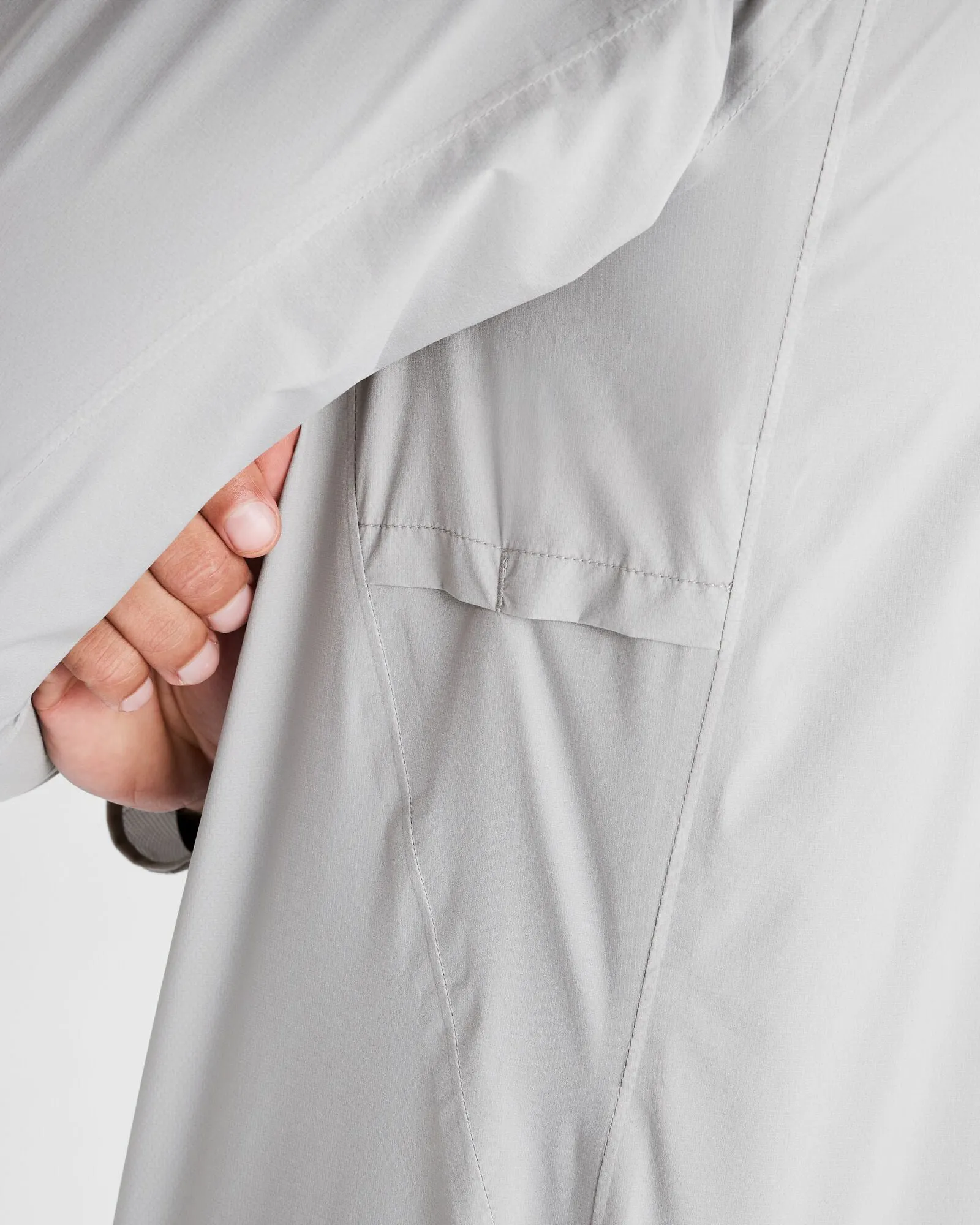 Men's Seeker 2.5L Rain Jacket - Steel Grey