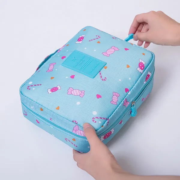 Portable Toiletry Waterproof Cosmetic Bag
