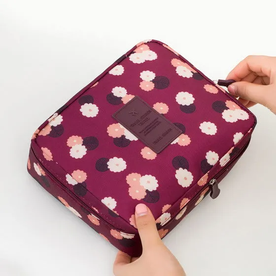 Portable Toiletry Waterproof Cosmetic Bag