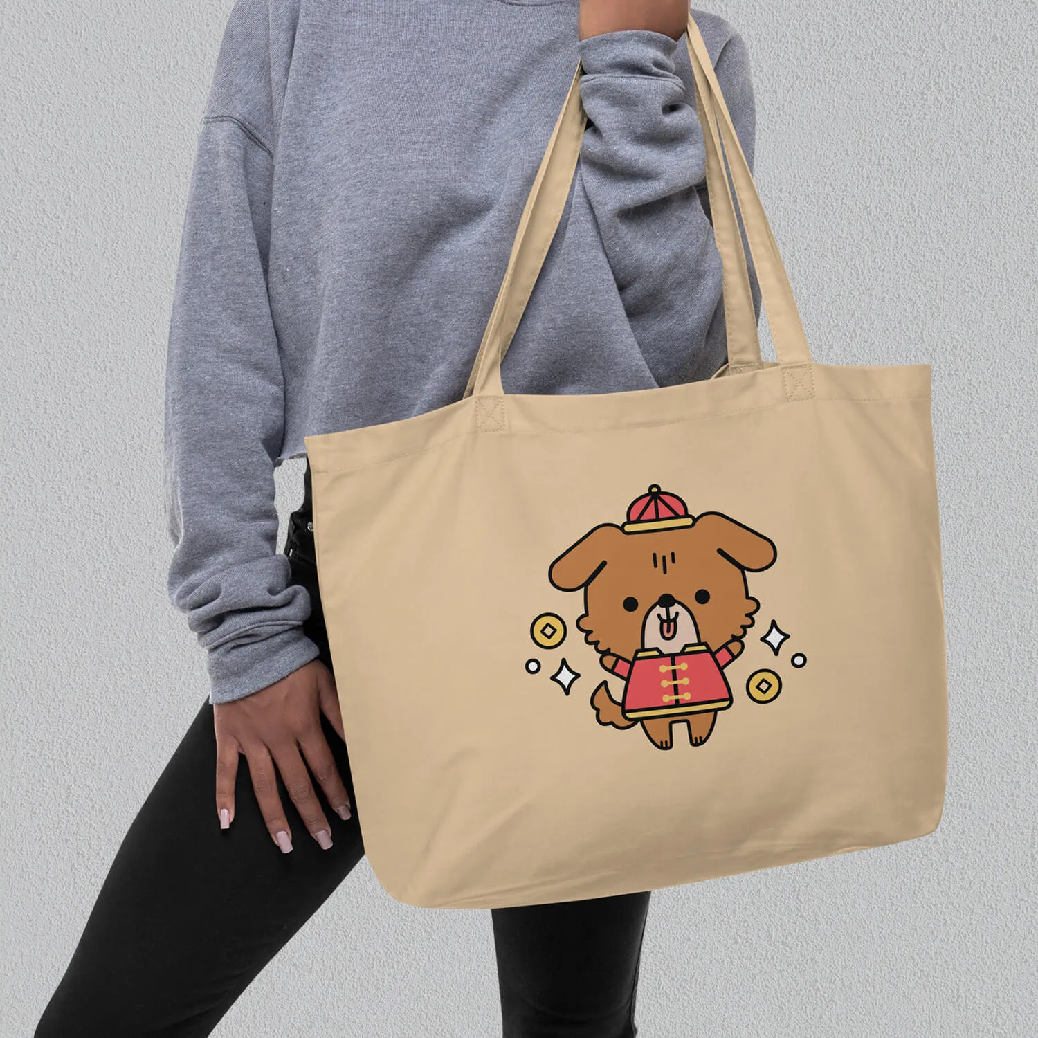 Year of the Dog Large Tote
