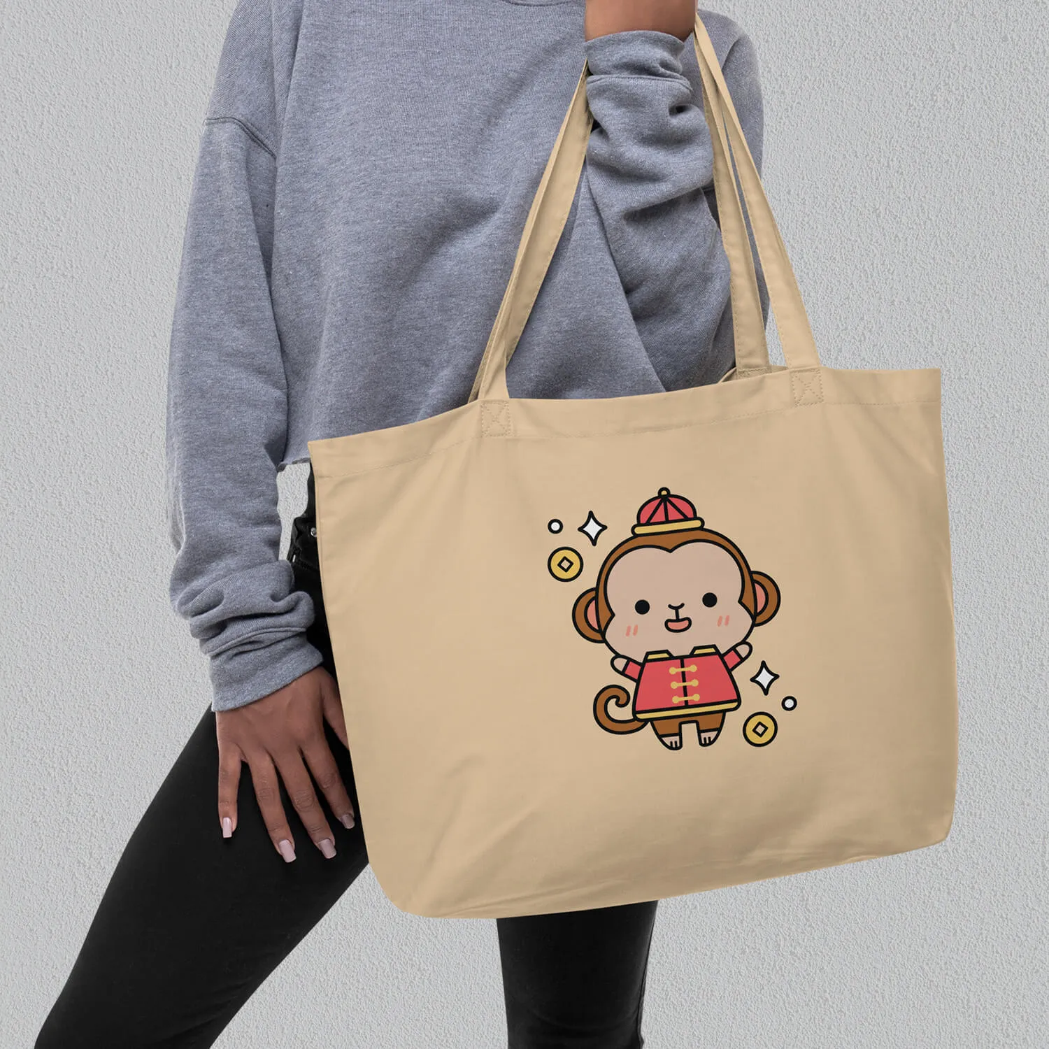 Year of the Monkey Large Tote