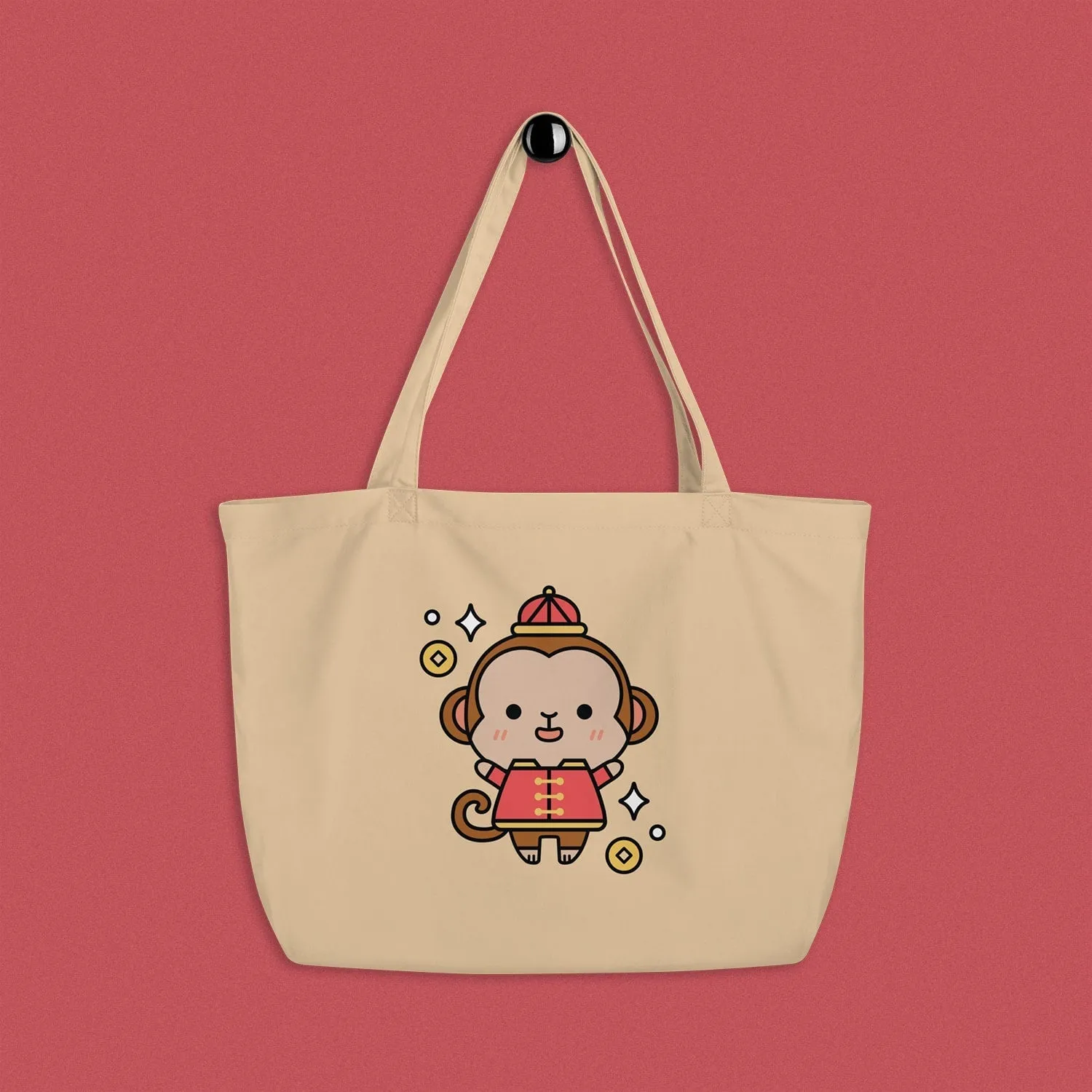 Year of the Monkey Large Tote