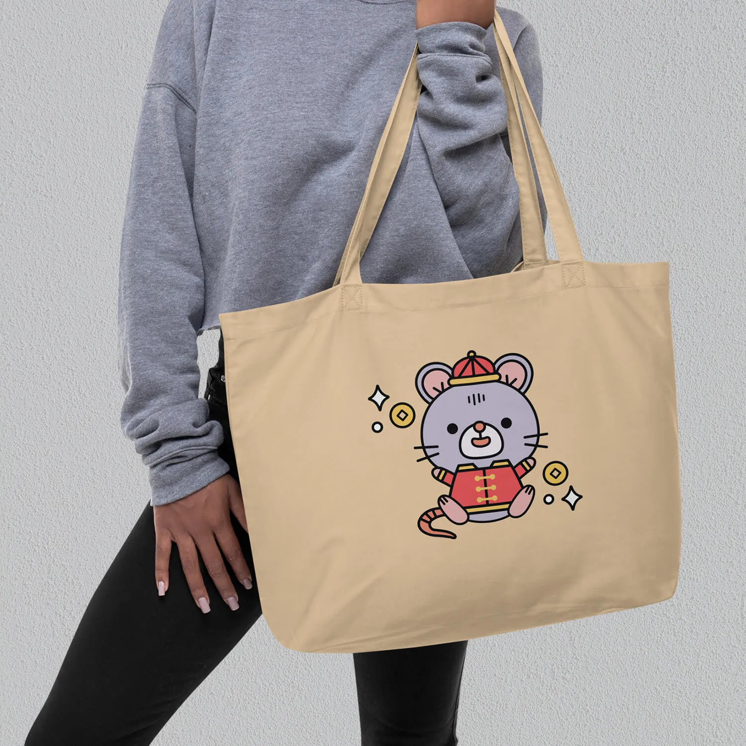 Year of the Rat Large Tote