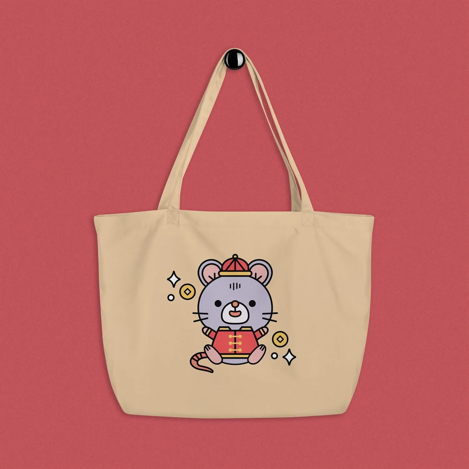 Year of the Rat Large Tote